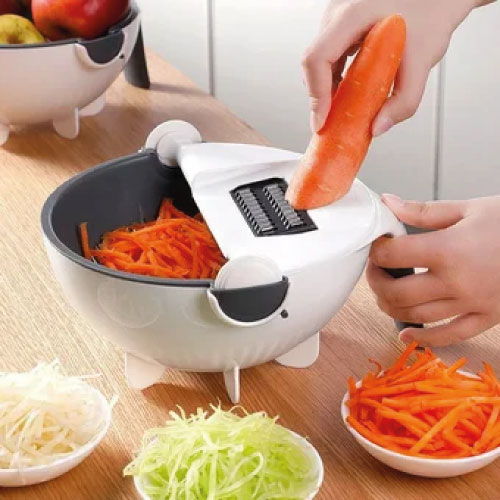 Ensaladera Rallador 7 en 1 Multifuncional