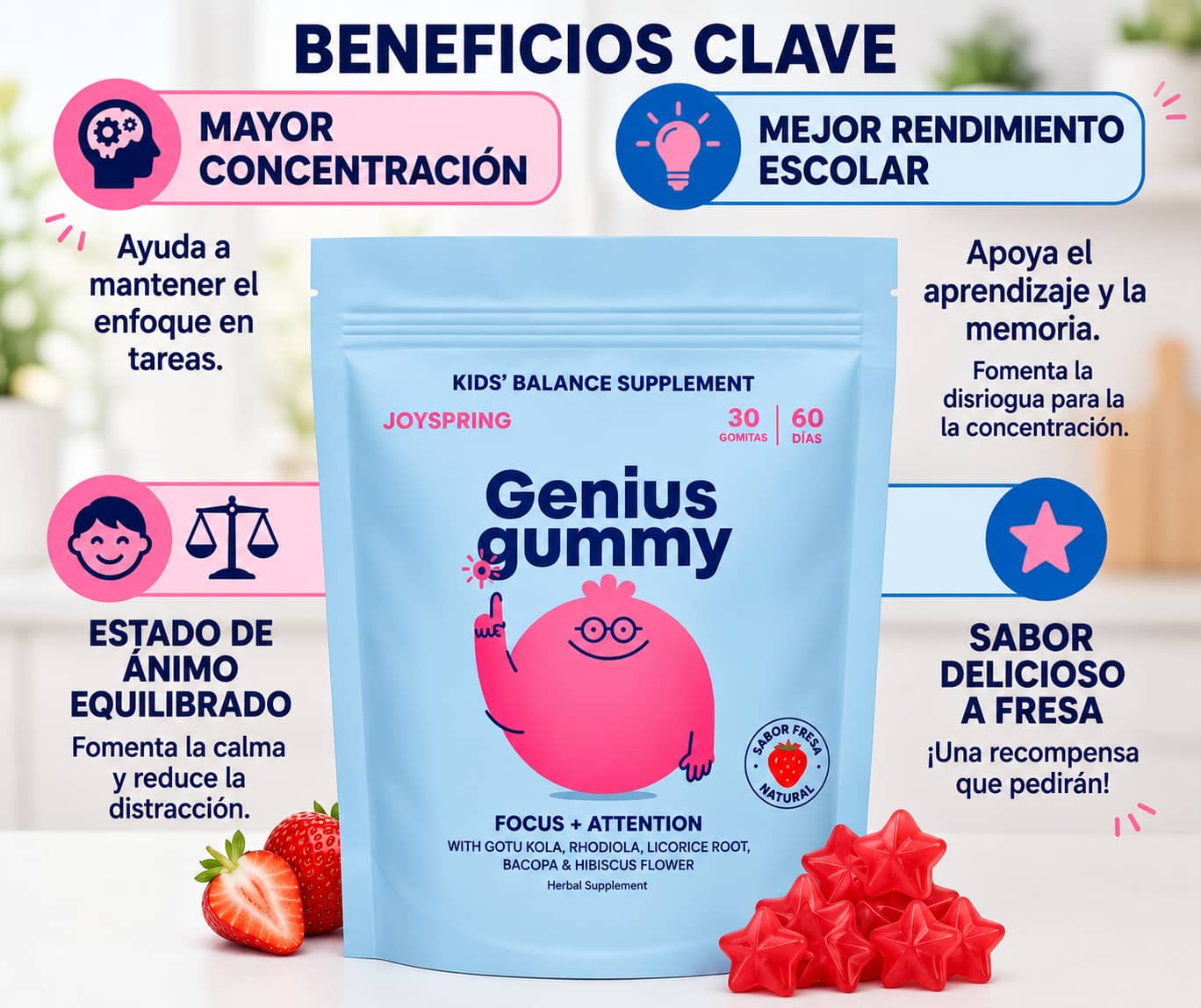 Gomitas Genius Gummy - Imagen 3