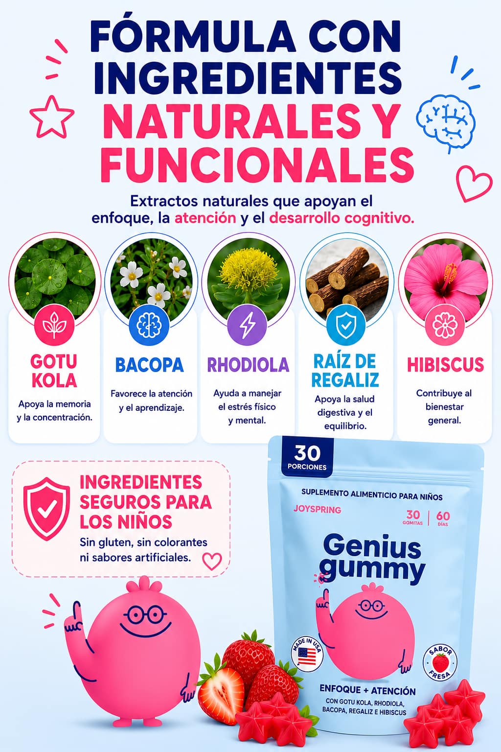 Gomitas Genius Gummy - Imagen 2